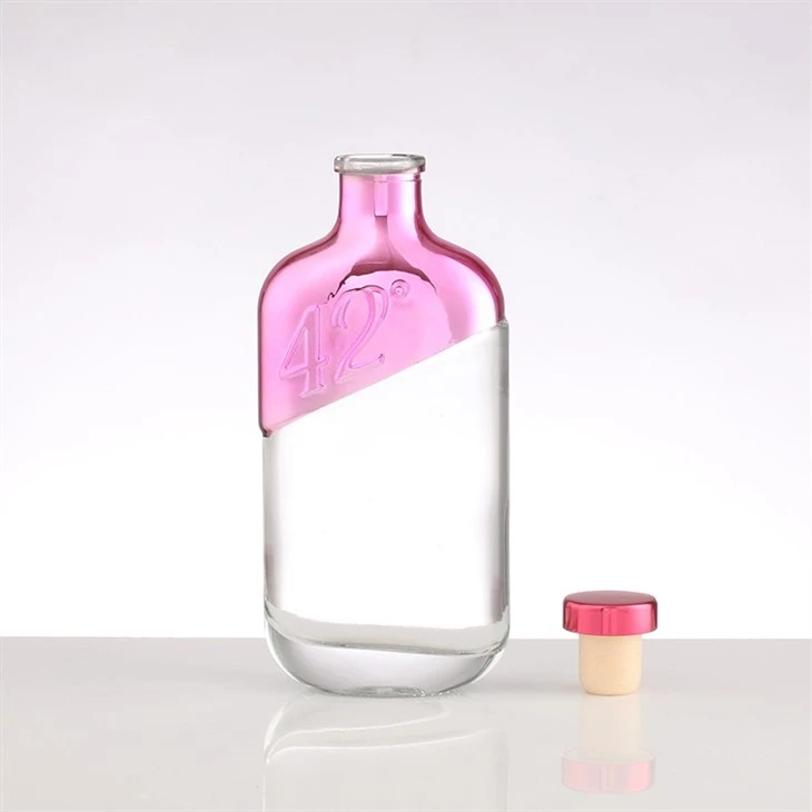 750ml Brandy Whiskey Gin Glass Bottle Clear Bottle