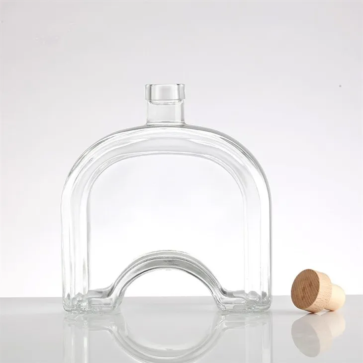 Custom Design 500ml Glass Wine Bottle For Liquor Alcoho