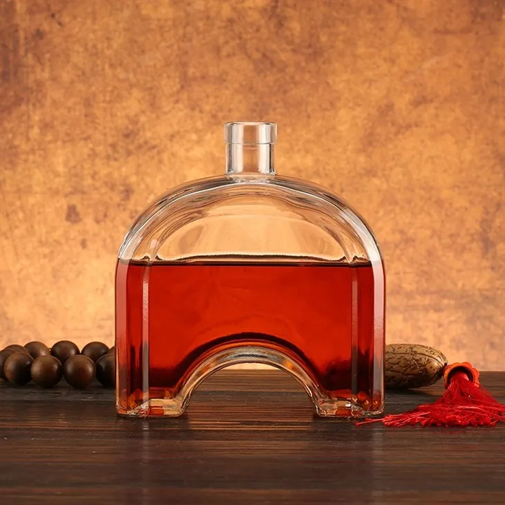 Custom Design 500ml Glass Wine Bottle For Liquor Alcoho